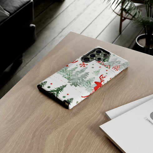 Nordic Christmas Print - Impact Resistant Phone Case
